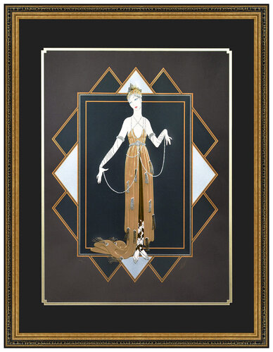 Florida (Pearl Dress) di Erté, Stampa in vendita su Singulart
