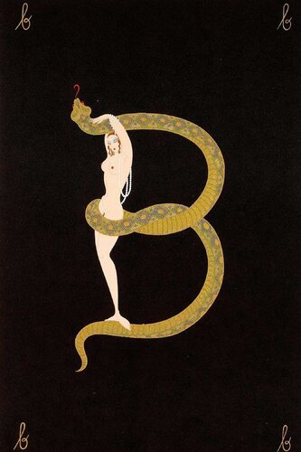 Letter B di Erté, Stampa in vendita su Singulart