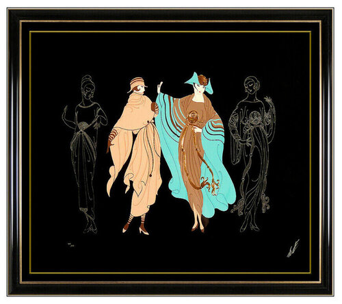 On The Avenue di Erté, Stampa in vendita su Singulart