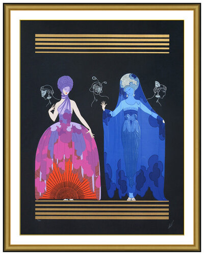 Evening Night di Erté, Stampa in vendita su Singulart