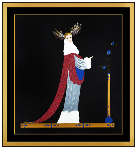 Ermine Brocade di Erté, Stampa in vendita su Singulart