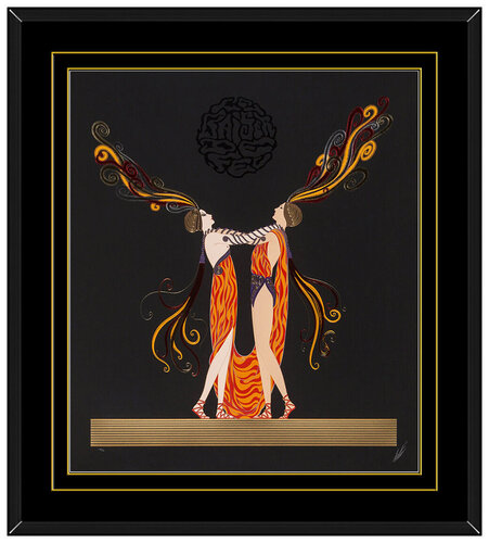 Kiss of Fire di Erté, Stampa in vendita su Singulart