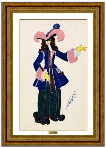 Louise d'Orleans, Duchesse de Ellon di Erté, Opera su carta in vendita su Singulart