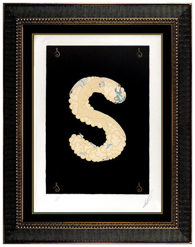 Letter S von Erté, Druck kaufen auf Singulart