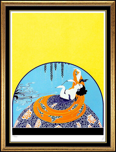 After the Rain di Erté, Stampa in vendita su Singulart