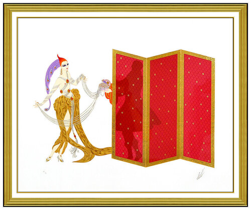 Mystery of the Courtesan di Erté, Stampa in vendita su Singulart