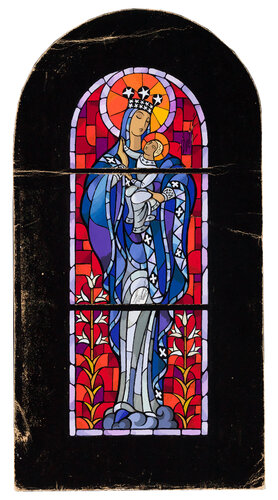 Executed for a Chapel in France (Madonna) van Erté, Schilderij te koop op Singulart