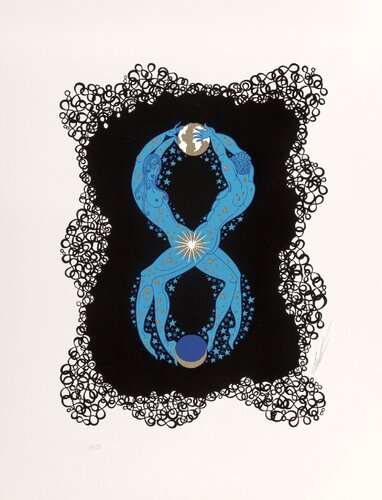 Number 8 von Erté, Druck kaufen auf Singulart