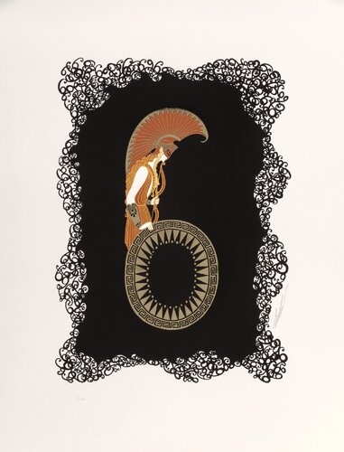 Number 6 von Erté, Druck kaufen auf Singulart