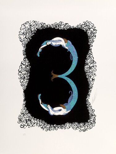 Number 3 von Erté, Druck kaufen auf Singulart