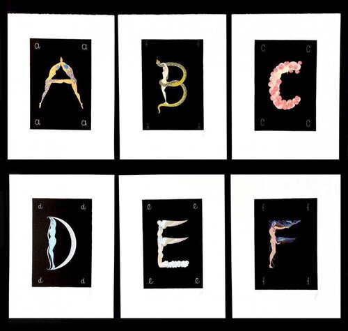 Alphabet Suite von Erté, Druck kaufen auf Singulart