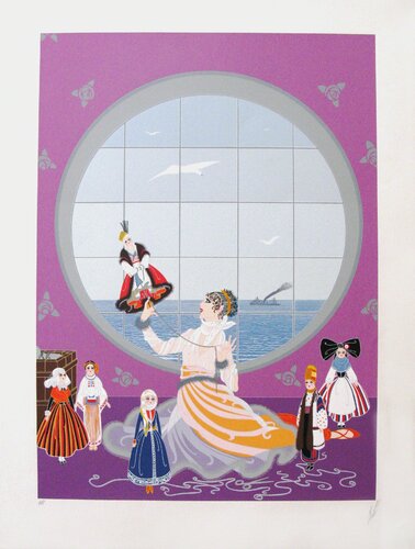 Les Poupees Russes van Erté, Afdruk te koop op Singulart