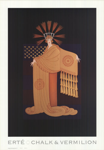 Tassel Gown di Erté, Stampa in vendita su Singulart