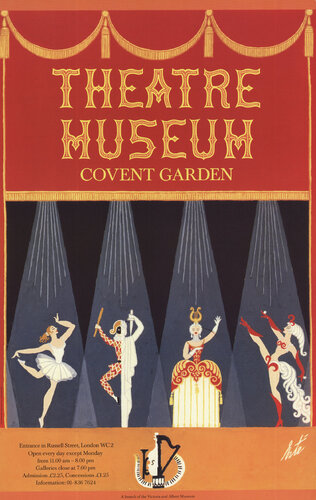  Theatre Museum Covent Garden -  di Erté, Stampa in vendita su Singulart