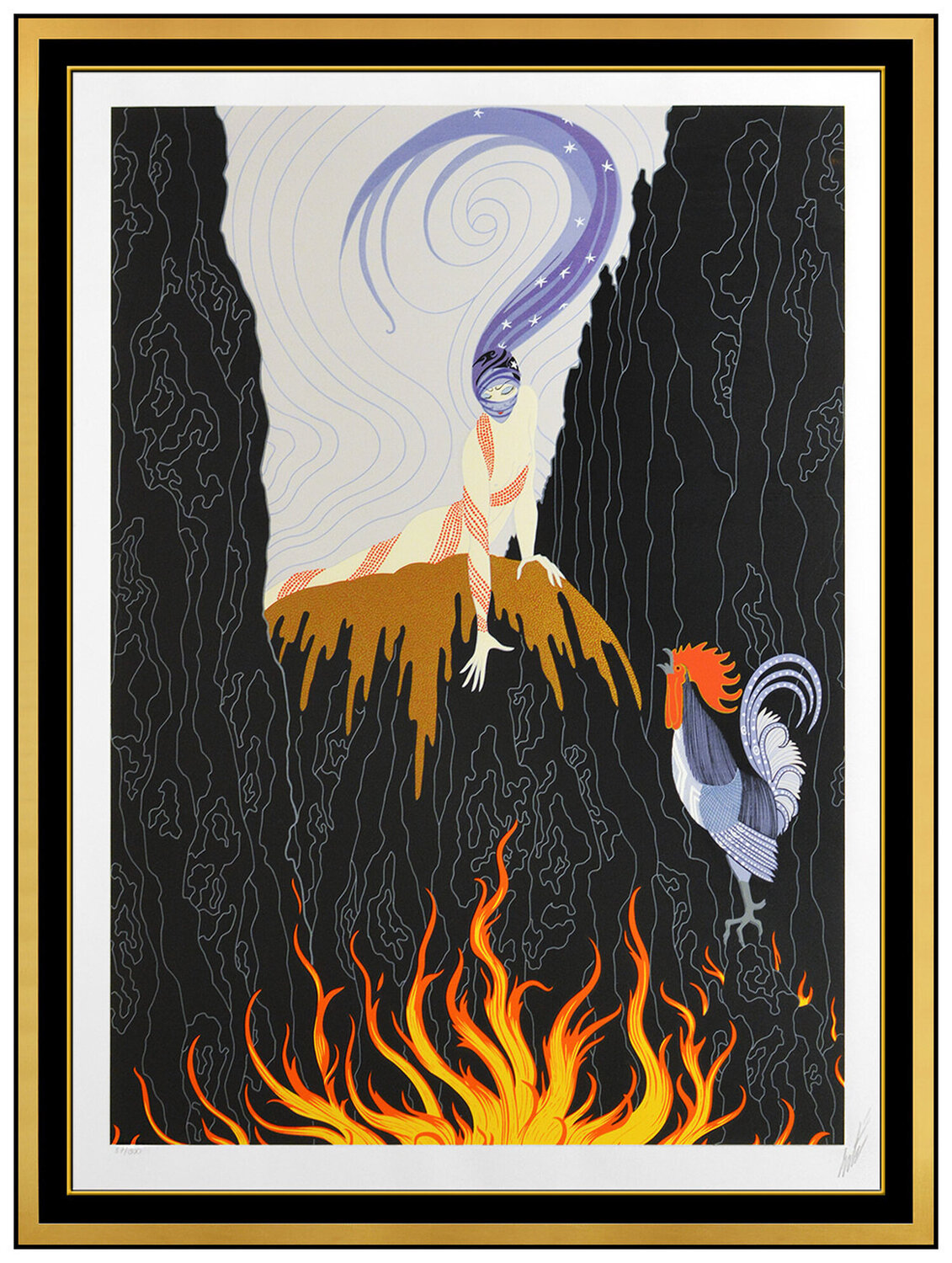 French Rooster Erté
