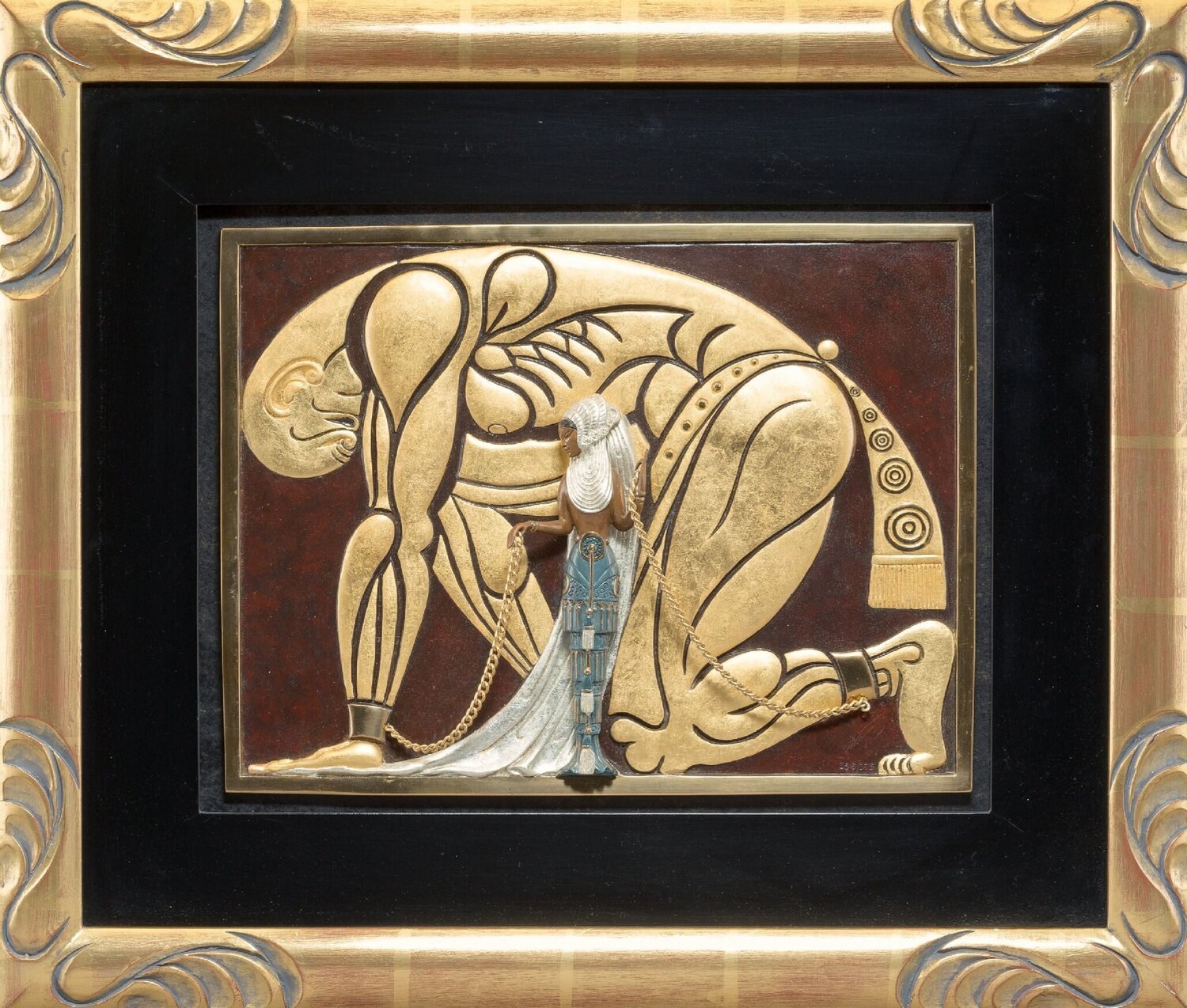 Samson and Delilah (Bronze Sculpture) Erté