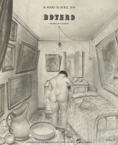 Expo 76 - Galerie Claude Bernard by Fernando Botero, 인쇄 for Sale on Singulart