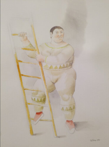 De la serie: Circus di Fernando Botero, Opera su carta in vendita su Singulart