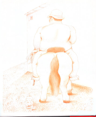 Homme à cheval van Fernando Botero, Afdruk te koop op Singulart