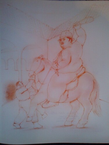 Dompteur van Fernando Botero, Afdruk te koop op Singulart