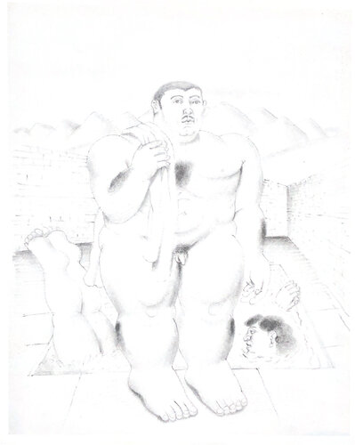 Baigneur van Fernando Botero, Afdruk te koop op Singulart