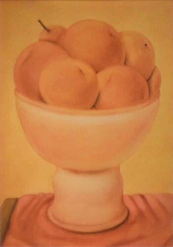 Oranges et poire van Fernando Botero, Afdruk te koop op Singulart