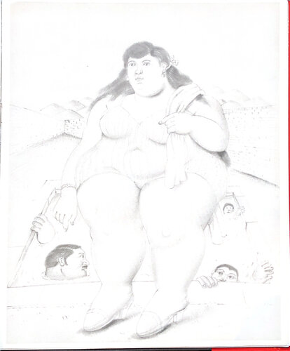 Baigneuse van Fernando Botero, Afdruk te koop op Singulart