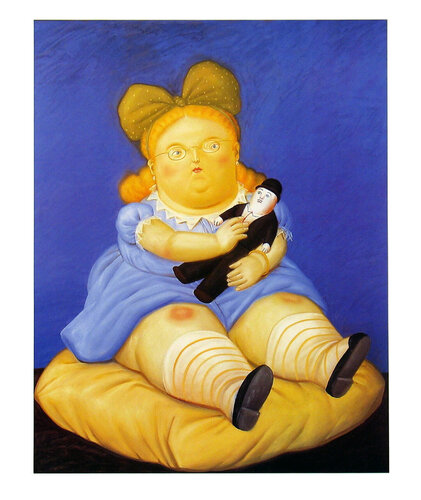 La Muneca van Fernando Botero, Afdruk te koop op Singulart