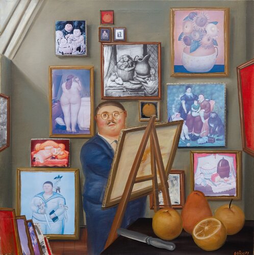 L'atelier van Fernando Botero, Schilderij te koop op Singulart