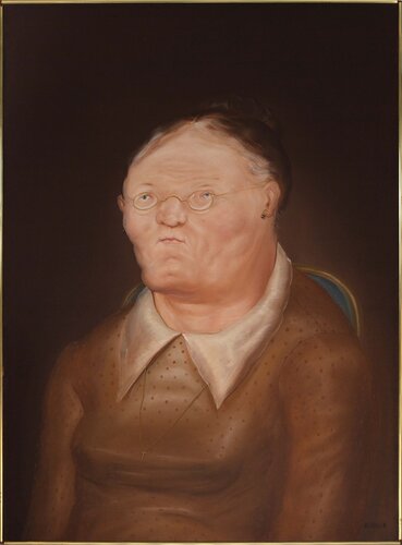 Senhora van Fernando Botero, Schilderij te koop op Singulart