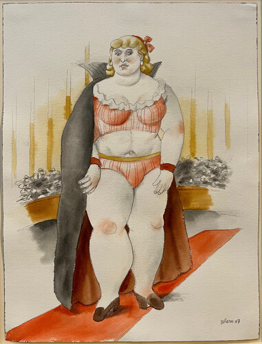 Trapecista van Fernando Botero, Werk op papier te koop op Singulart