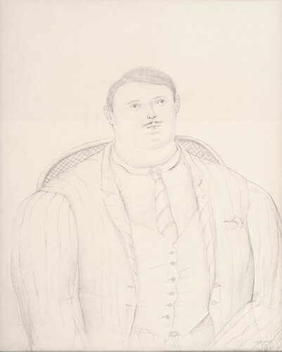 Abogado van Fernando Botero, Werk op papier te koop op Singulart