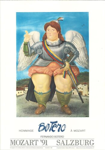 Mozart '91 Salzburg von Fernando Botero, Druck kaufen auf Singulart