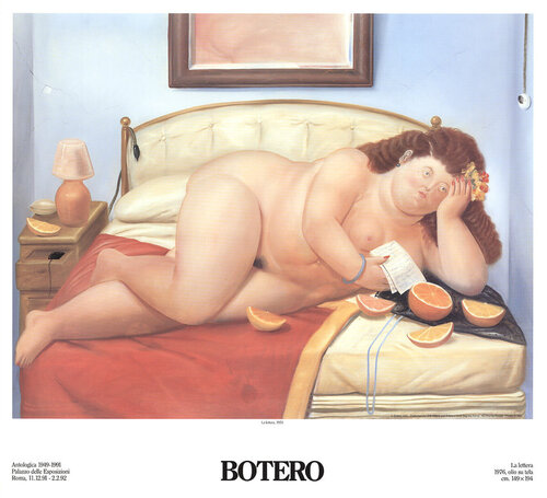 The Letter by Fernando Botero, 인쇄 for Sale on Singulart