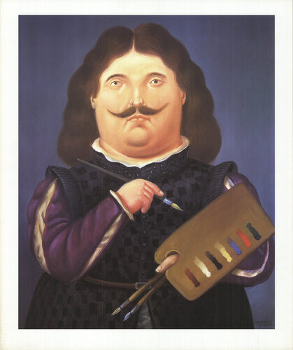 Portrait of Velazquez by Fernando Botero, Print for Sale on Singulart