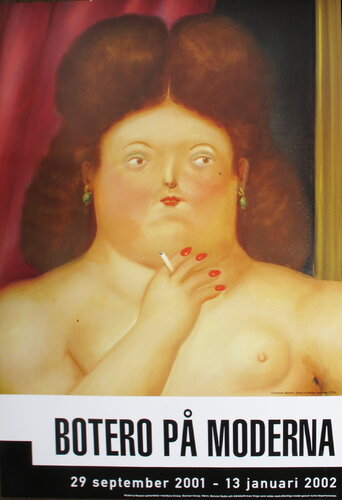 Woman Smoking by Fernando Botero, 인쇄 for Sale on Singulart