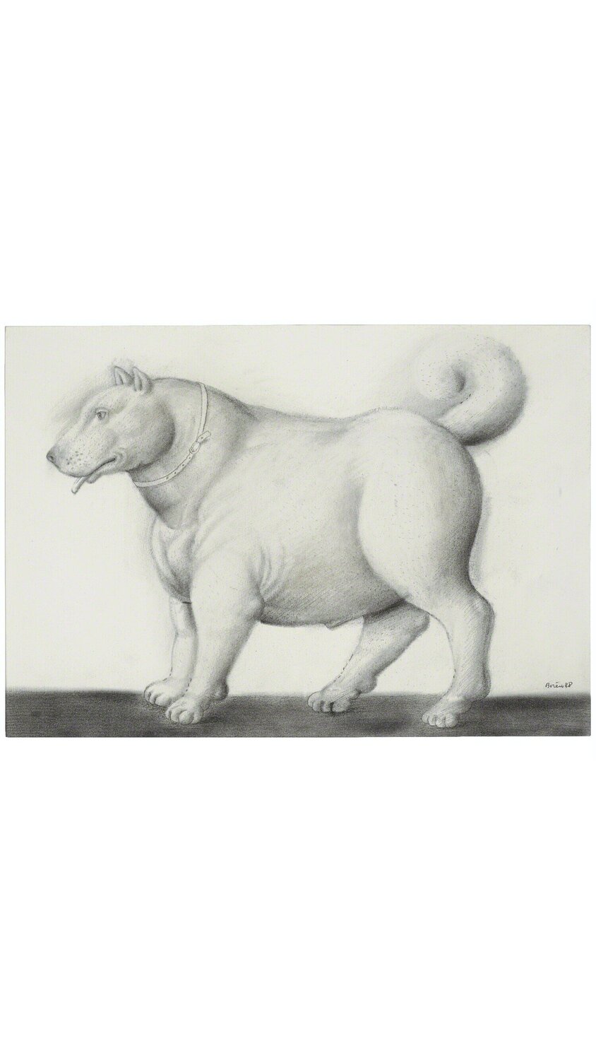 Dog Fernando Botero