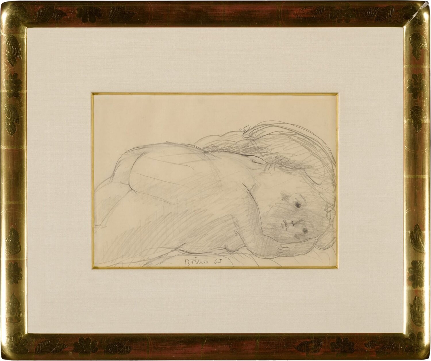 Mujer Recostada Fernando Botero