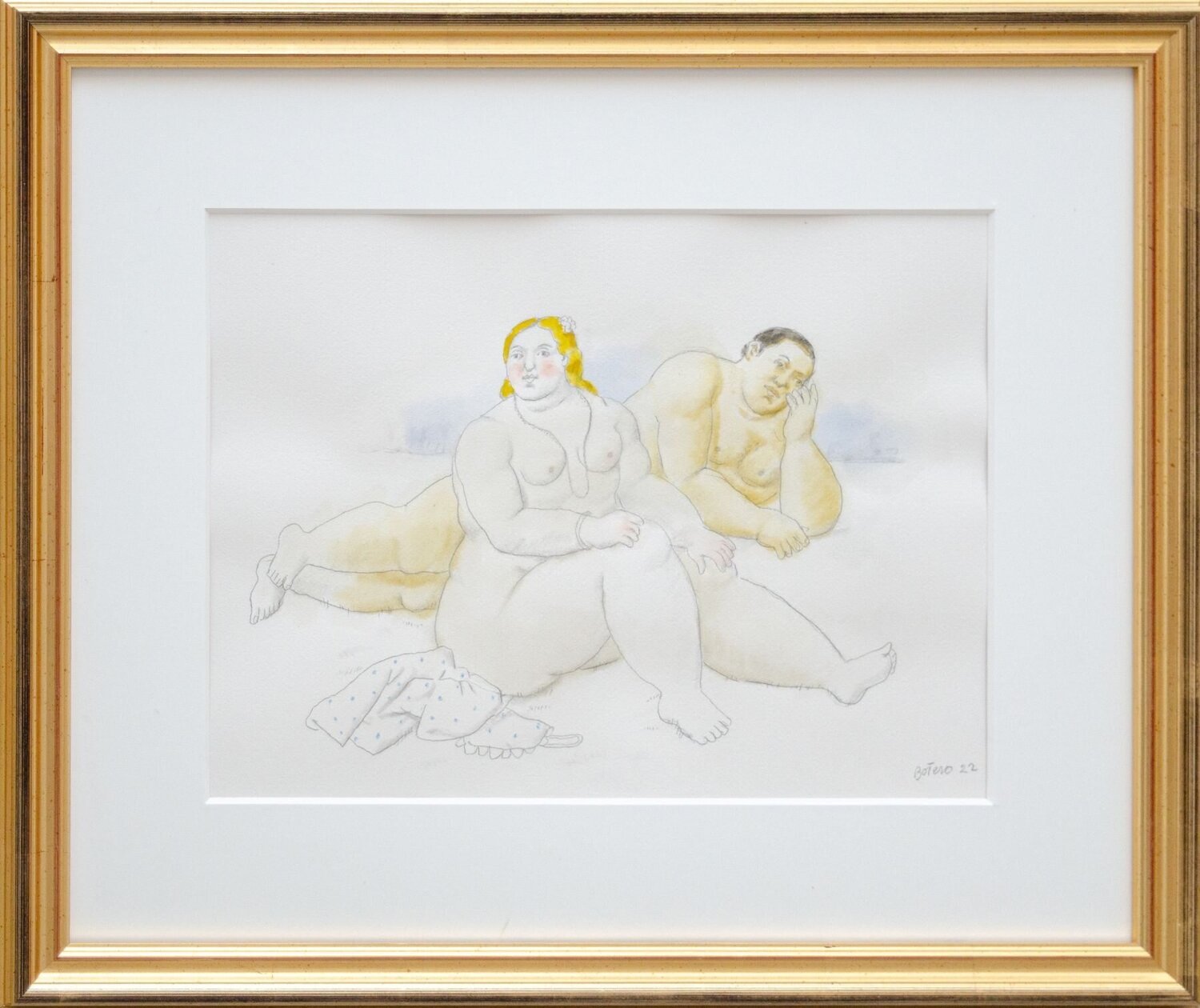 Man and Woman Fernando Botero