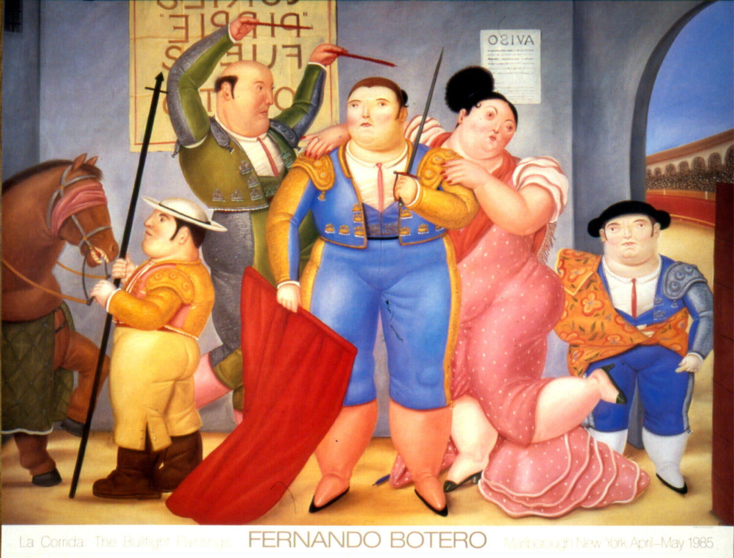 La Corrida/Before the Promenade Fernando Botero