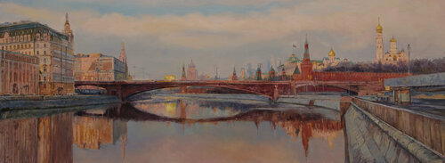 Moscow Kremlin by Eduard Panov, Painting for Sale on Singulart