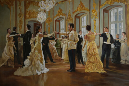 La belle époque by Eduard Panov, Painting for Sale on Singulart