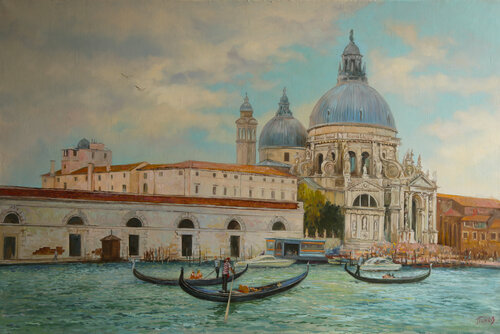 Venice.Cathedral by Eduard Panov, Painting for Sale on Singulart