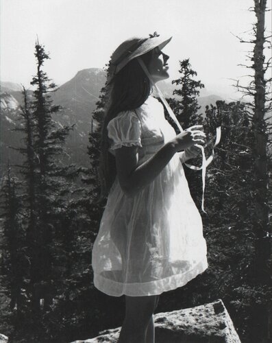 Untitled (Francesca in High School, with Bonnet) by Francesca Woodman, 사진 for Sale on Singulart