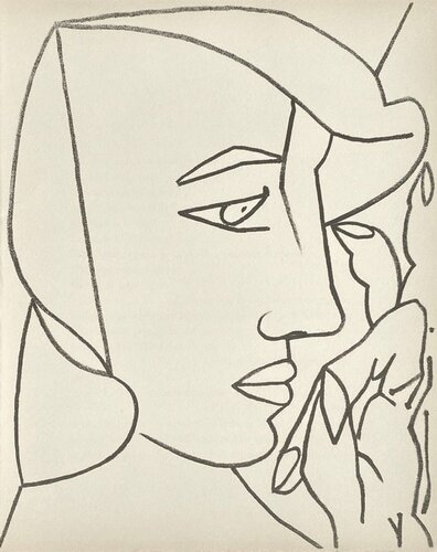 Pages d'amour - André Verdet 14 von Françoise Gilot, Druck kaufen auf Singulart