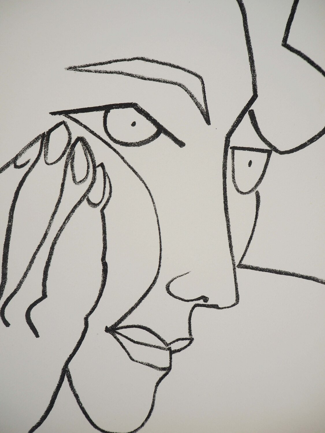 Femme pensive Françoise Gilot
