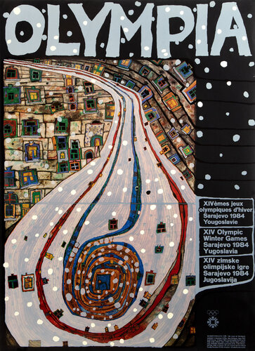 XIV Olympic Winter Games by Friedensreich Hundertwasser, Print for Sale on Singulart