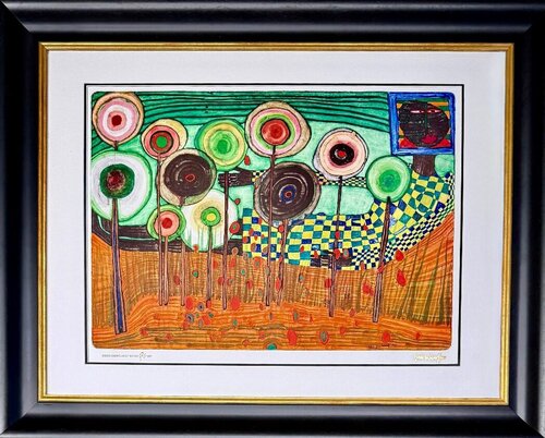 Friedensreich Hundertwasser (1928–2000) - Colour lithograph on paper - 1967 by Friedensreich Hundertwasser, Print for Sale on Singulart