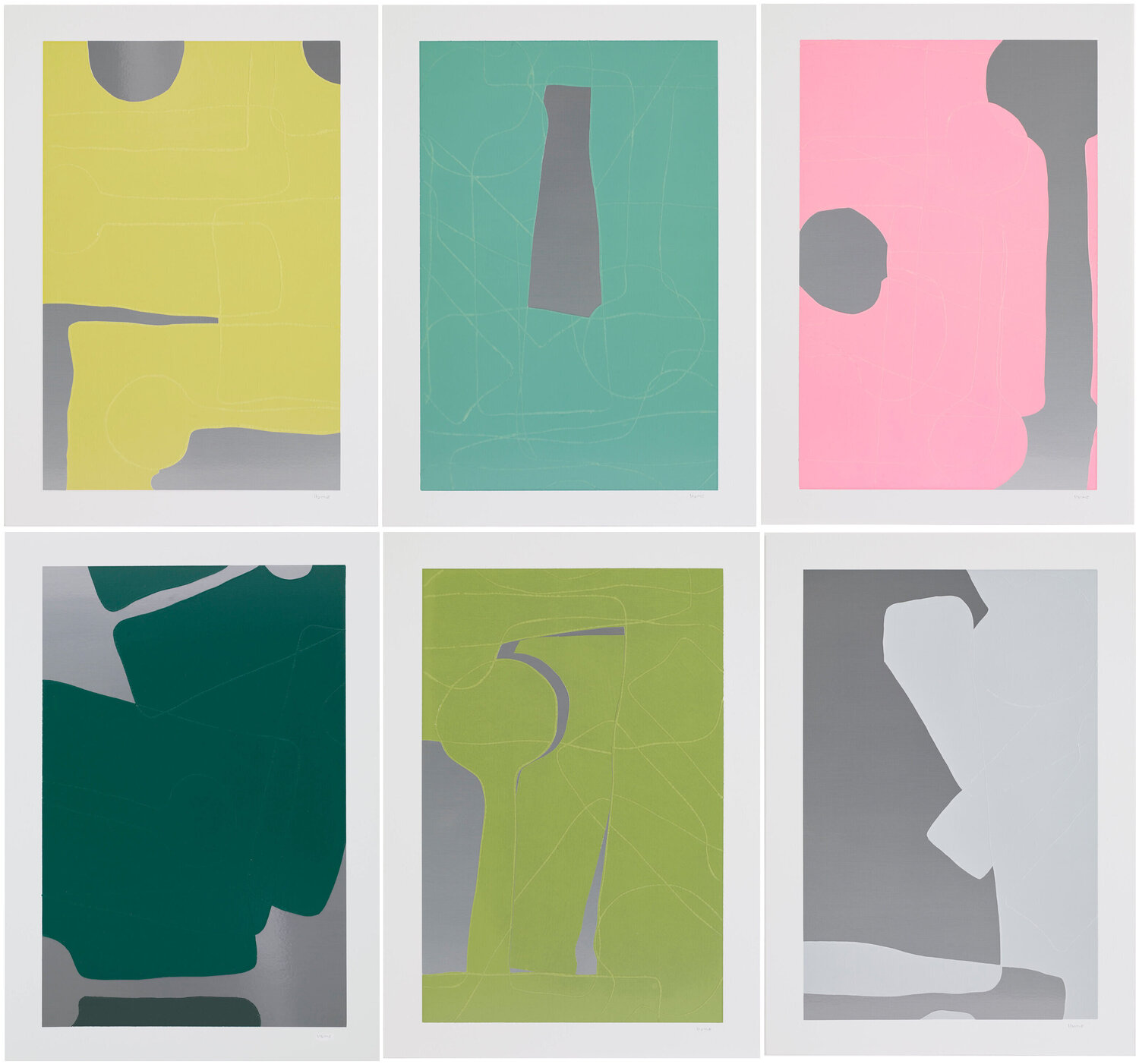 Flowers of Dover (II-VII) Gary Hume
