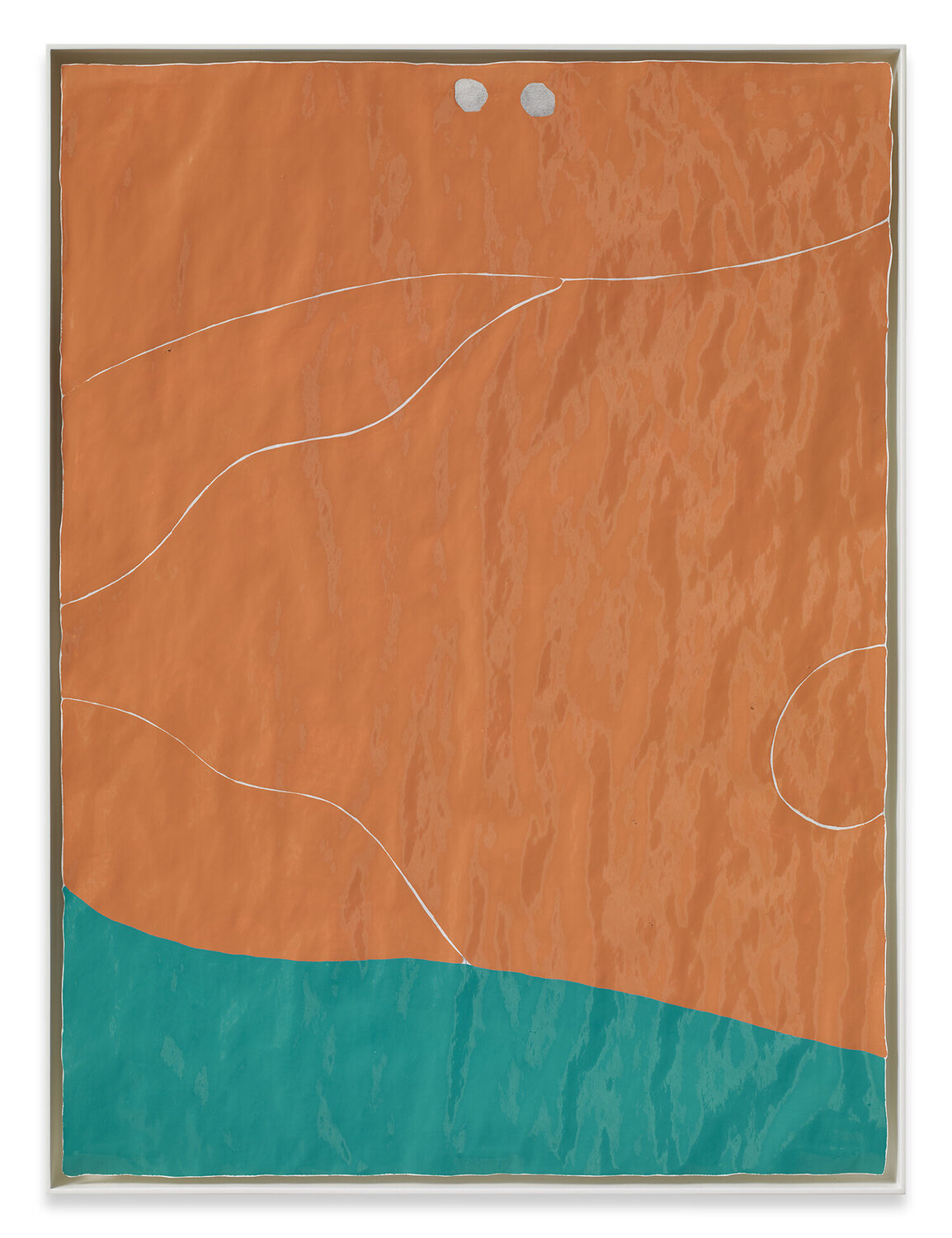 Orange and Blue Gary Hume